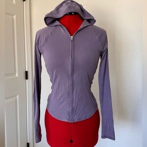 Sisley Purple Zip-Up Hoodie small to Medium